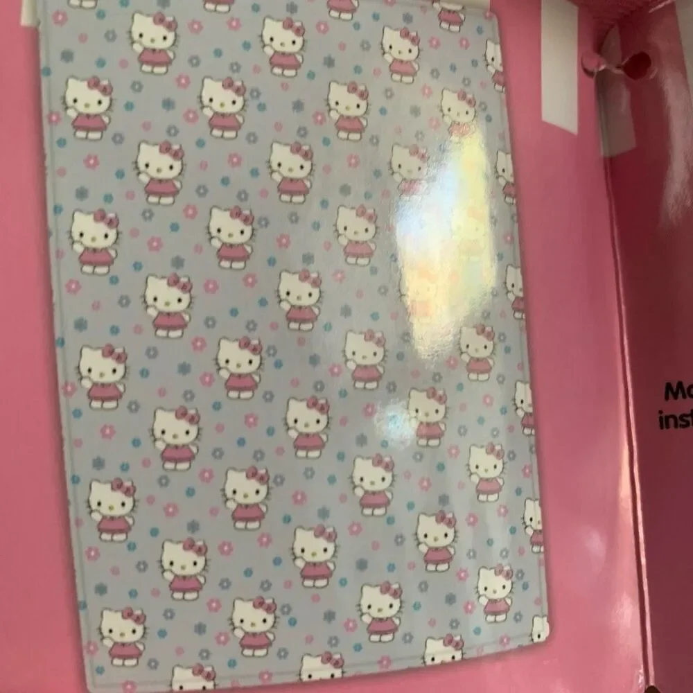 Hello kitty  floral throw blanket